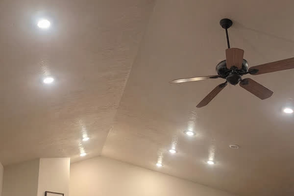 Great Room Faux Beams